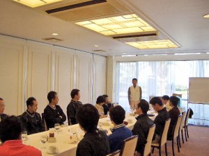 新入会者懇親会開催模様（きみさらずゴルフリンクス　千葉県）