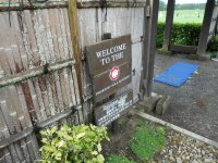 「練習場入り口の写真」