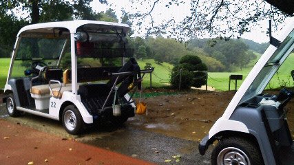 「乗用カートの写真」