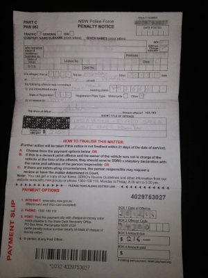 Speeding Ticket