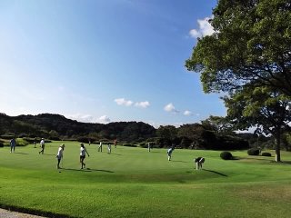 練習グリーン